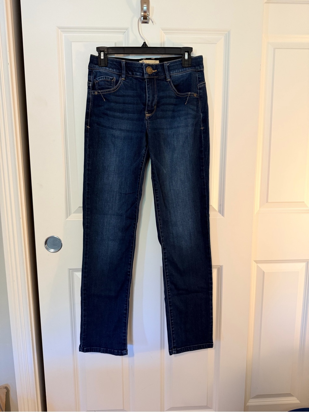Democracy Ab Technology Blue Women's Slim Straight Jeans